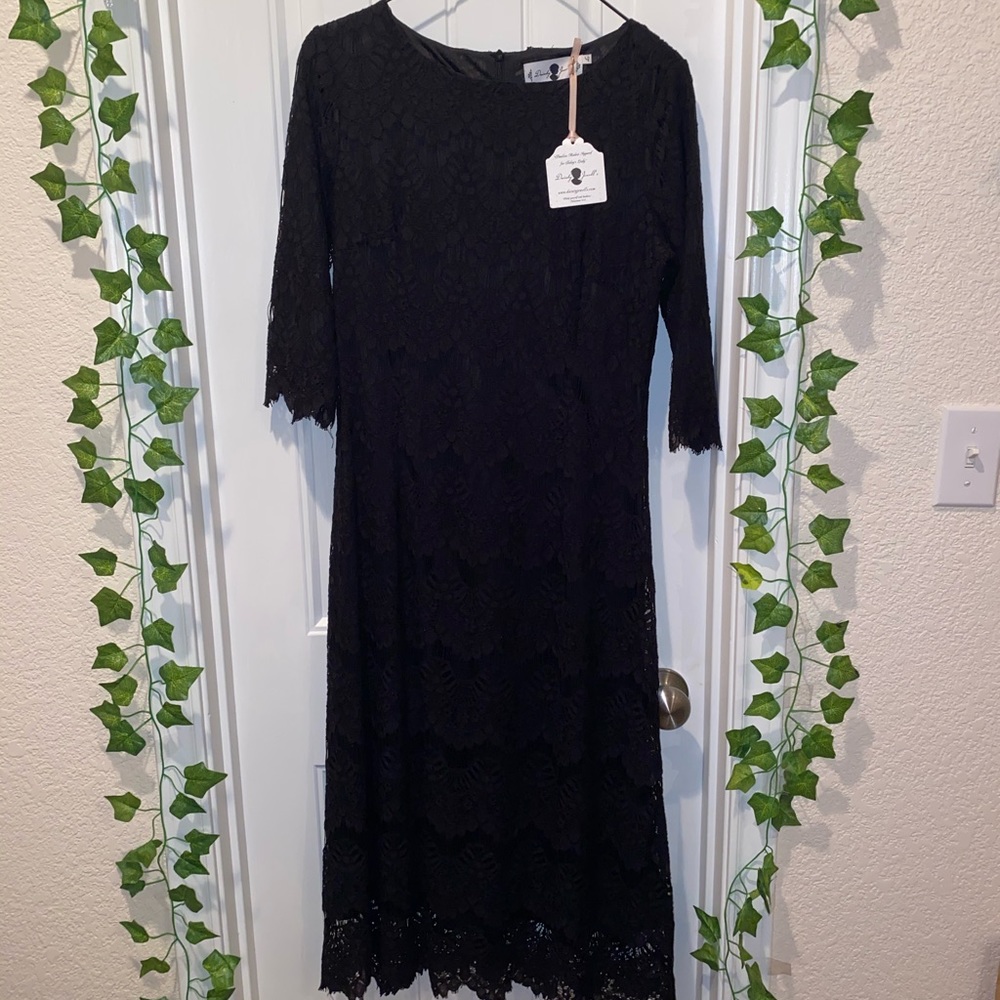 Dainty Jewells Night In Paris Midi Dress